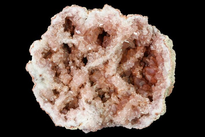 Sparkly, Pink Amethyst Geode (Half) - Argentina #147954